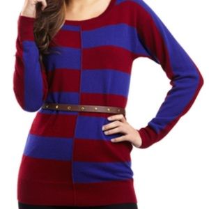 OLIVIA & GRACE CASHMERE WIDE NECK SWEATER …